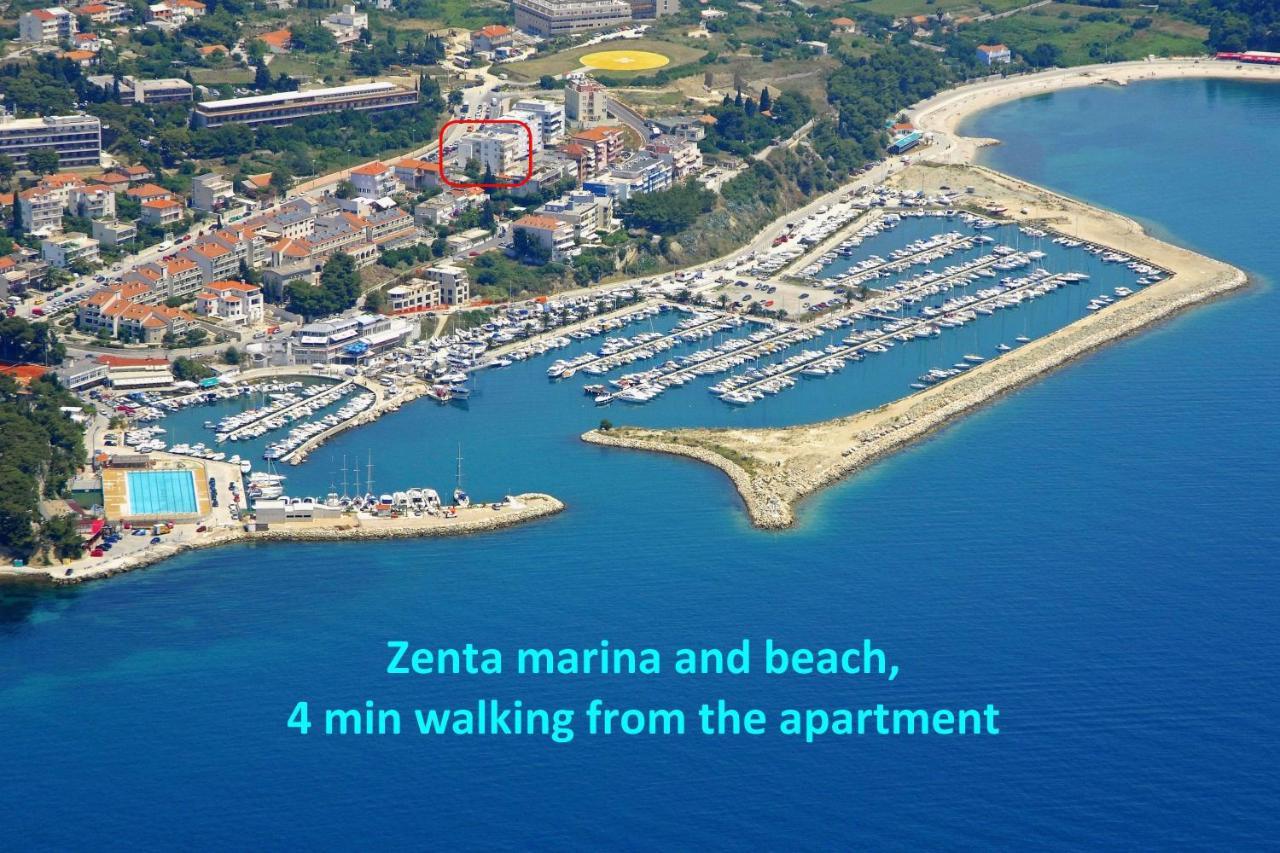 Modern Apt With Terrace 4 Min Walk To The Beach Split Buitenkant foto