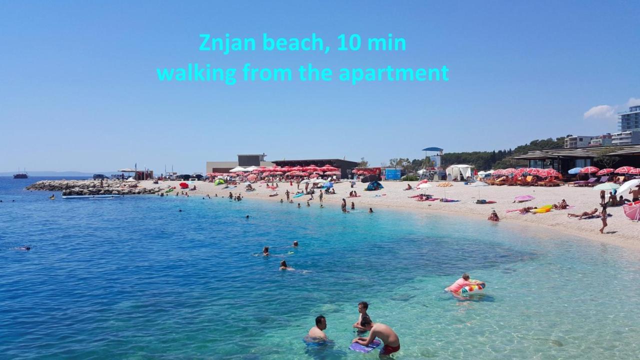 Modern Apt With Terrace 4 Min Walk To The Beach Split Buitenkant foto